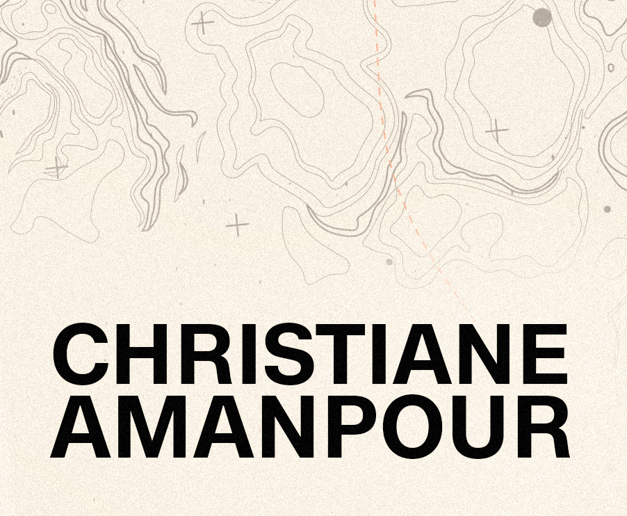 Christiane Amanpour — 40th Anniversary Pin