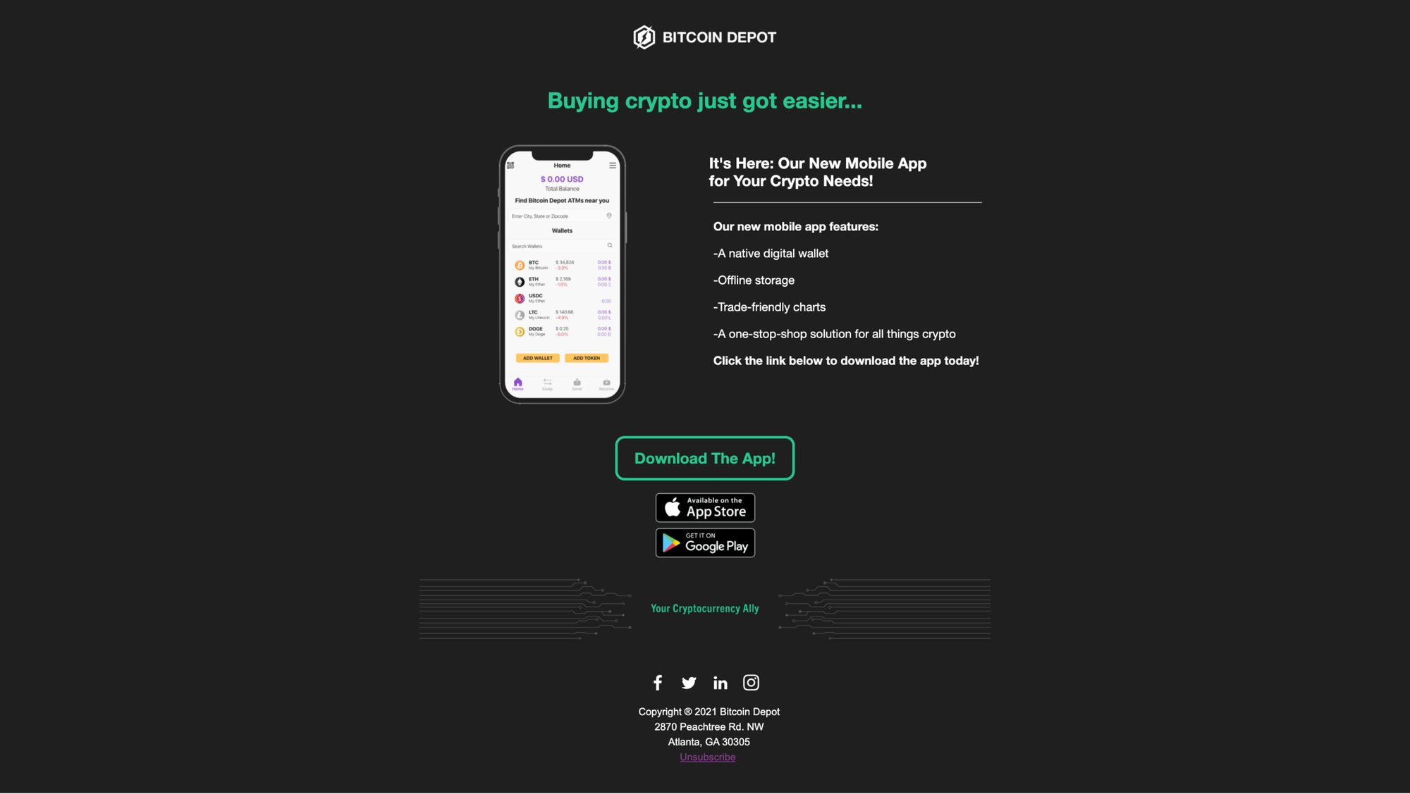 APP Launch Rollout | Email Design