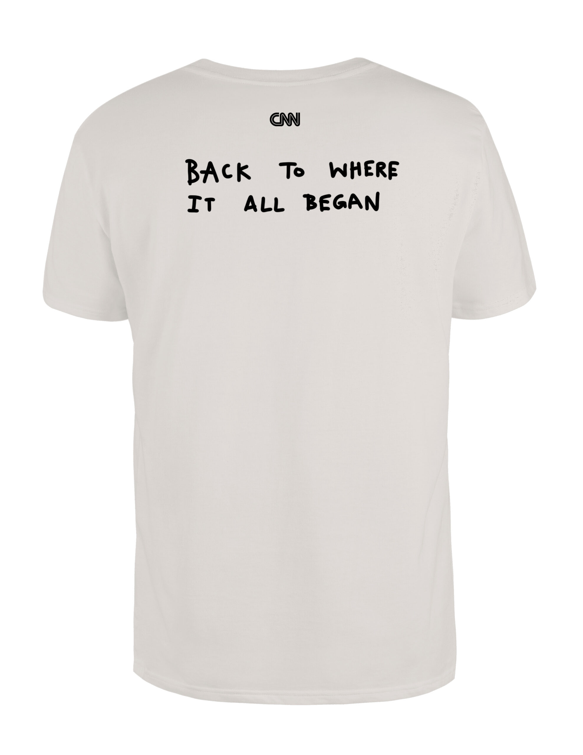 Vintage white shirt — back
