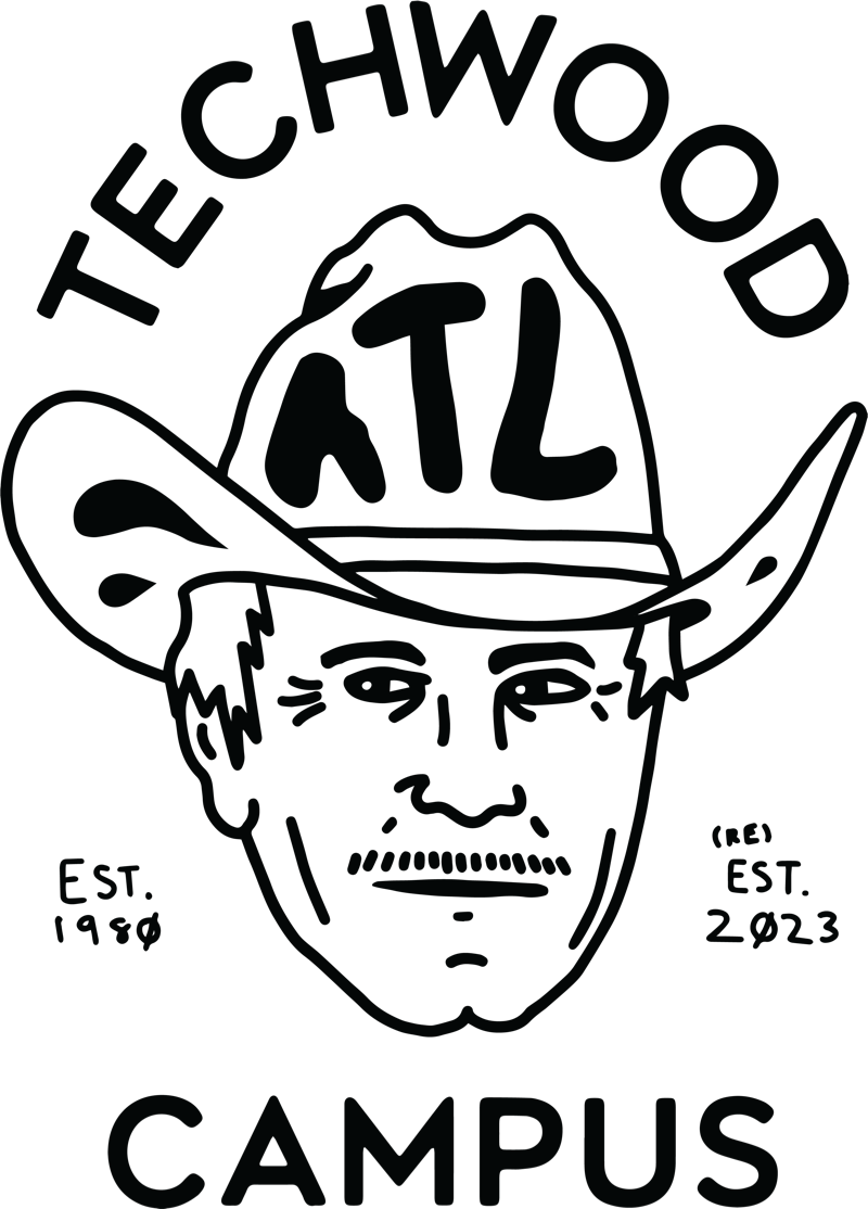 Shirt front design — Ted Turner portrait