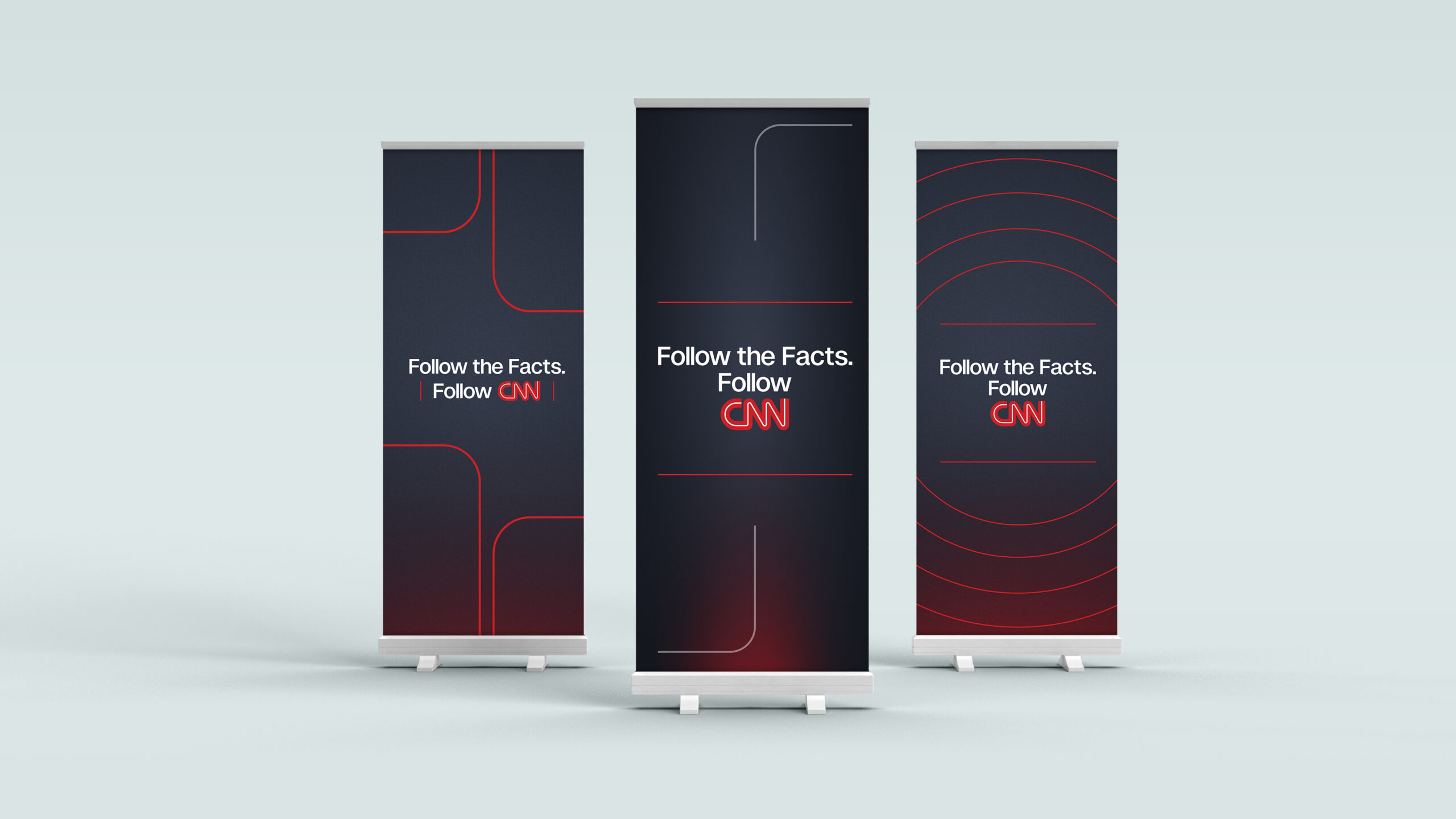 CNN Inclusion banner — 23.5×80 in. mockup