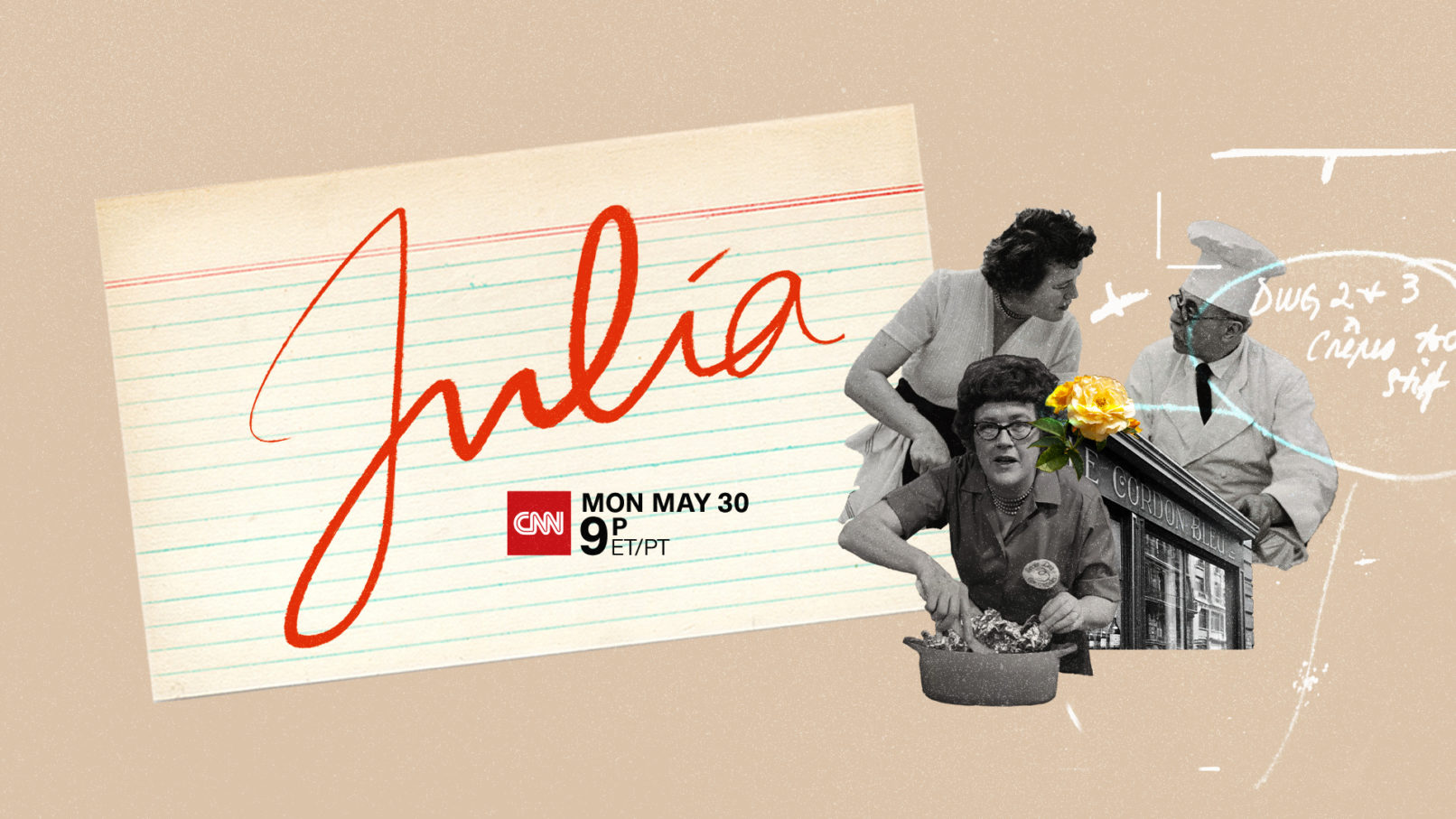 Julia Child collage mockup endpage