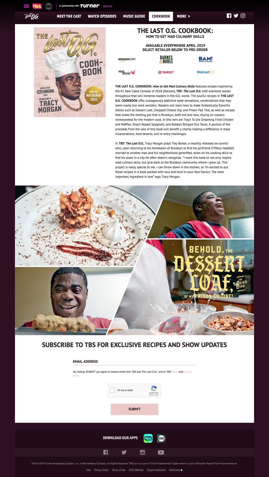 Designed the landing page for The Last O.G. sweepstakes on the TBS website.