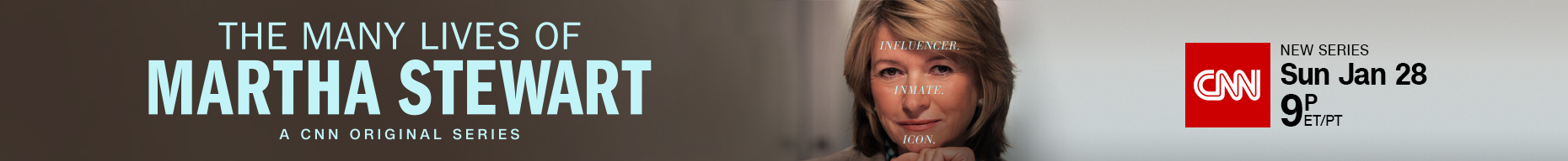 The Many Lives of Martha Stewart email banner